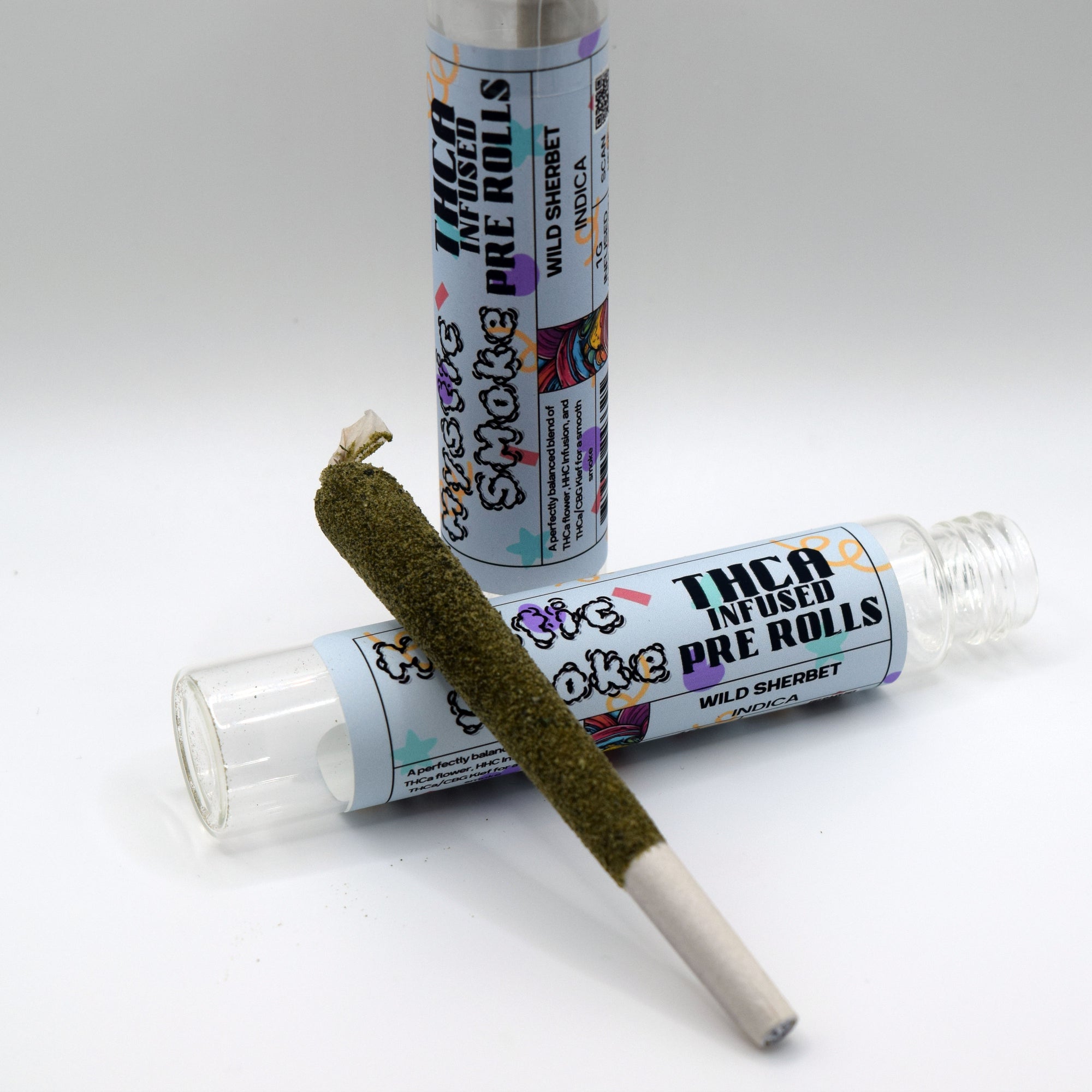 Bulk 20-pack of hand-rolled hand-painted 1g THCa Liquid Diamond King Cones available in mixed or single flavor assortments.
