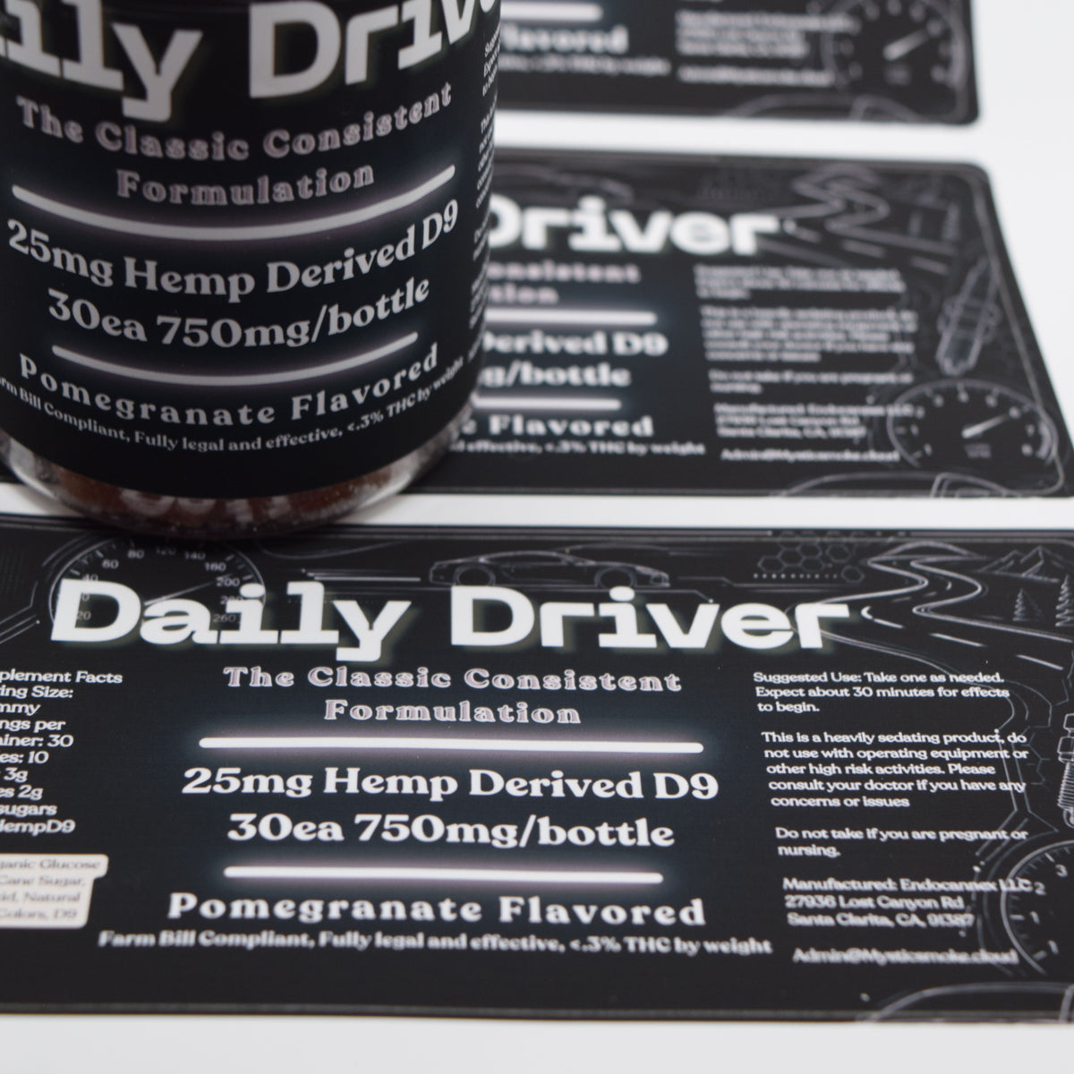 Daily Driver – 25mg Delta-9 Gummies