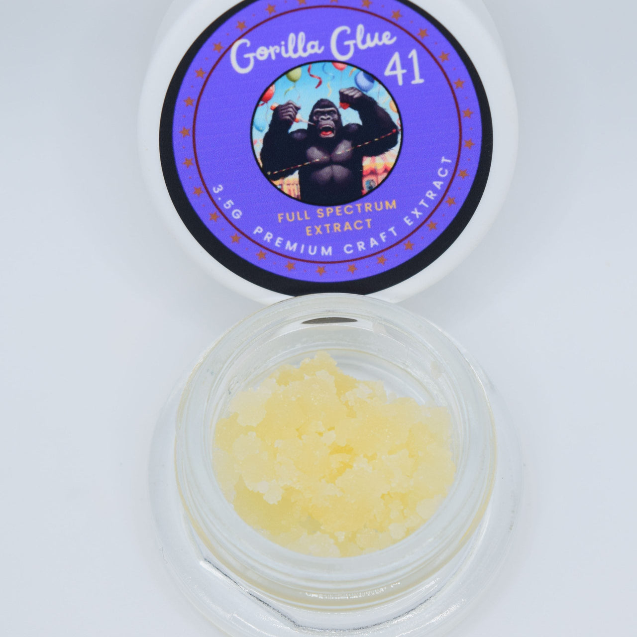 GG#4 THCa live resin with golden amber terpene-rich extract and classic diesel, pine, and chem aroma profile.