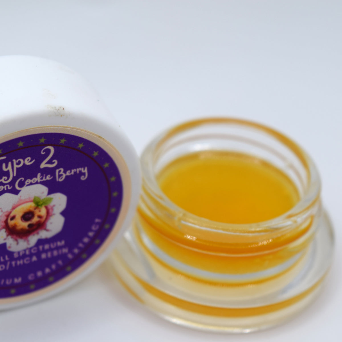 Lemon Cookie Berry Type 2 full spectrum extract blending Lemon Cookie Dough CBD resin with Blockberry THCa extract in a limited small-batch release.