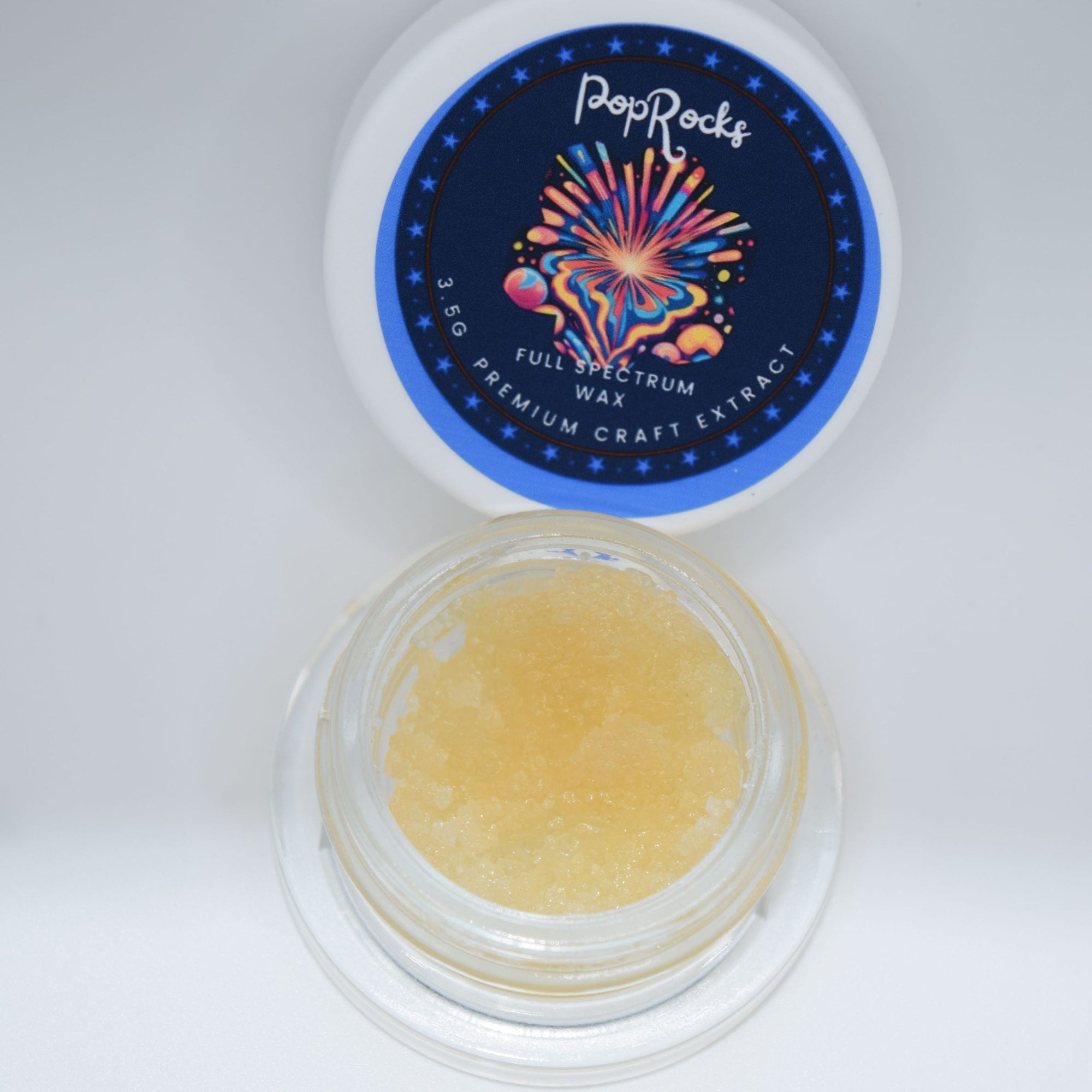 LA Poprocks THCa live resin with golden terpene-rich extract and sweet candy gas aroma profile.