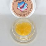 Golden Jetlato × Animal Mintz live THCa sugar with visible crystals and terpene sauce.