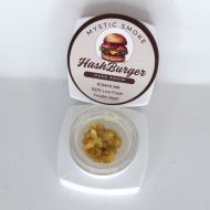 Hashburger A-Tier THCa Hash Rosin is a savory, gas-forward solventless concentrate