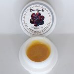 Black Runtz live FSE badder showing creamy light gold texture with terpene-rich consistency.
